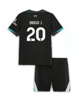 Billige Liverpool Diogo Jota #20 Bortedraktsett Barn 2024-25 Kortermet (+ Korte bukser)